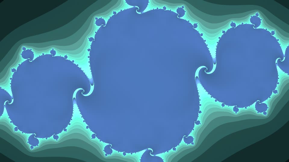 Theatrium’s Julia Morph visualizer scene on the Apple TV